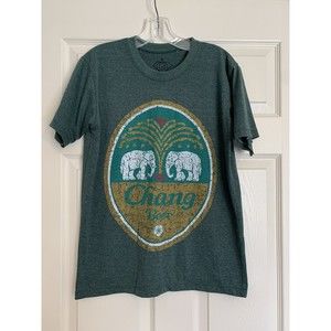 Chang Beer Thailand T-Shirt Men's Size medium vintage style 100% cotton